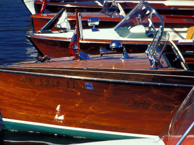 Imagen de la colección de barcas clásicas del Seattle Maritime Museum en Lake Union en Seattle